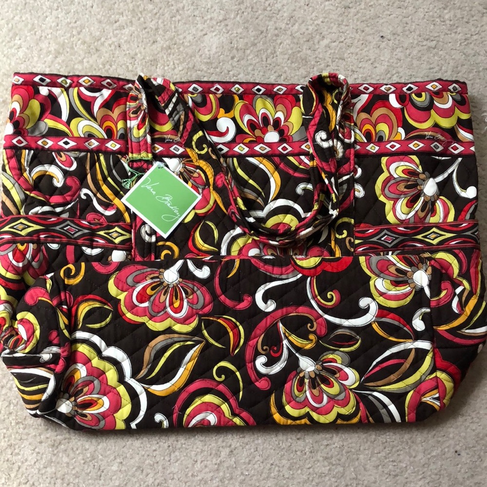 Vera Bradley Super Tote in Puccini